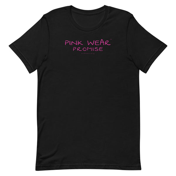 Pink Wear Black Short Sleeve Shirt