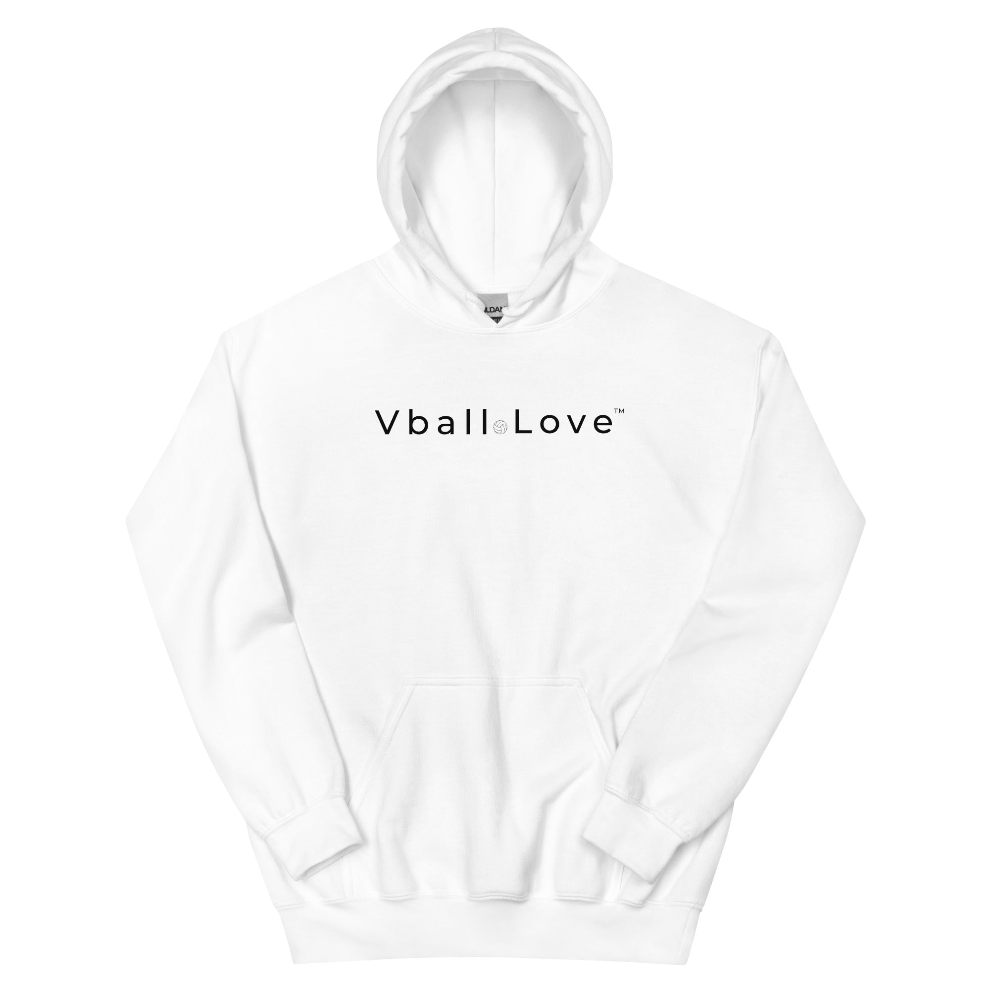 Vball.Love White Hoodie – KMJ WEAR