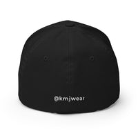 Vball.Life Black Embroidered Structured Twill Cap