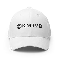 @KMJVB White & Black Structured Twill Cap
