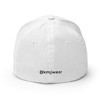 Vball.Life White Embroidered Structured Twill Cap