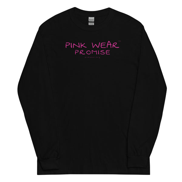 Pink Wear Black Long Sleeve Shirt