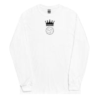 Black Crown White Long Sleeve Shirt