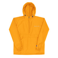 Vball.Life Yellow Embroidered Champion Packable Jacket