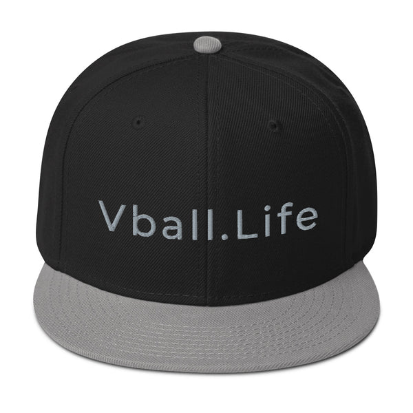 Vball.Life Black & Grey Snapback Hat