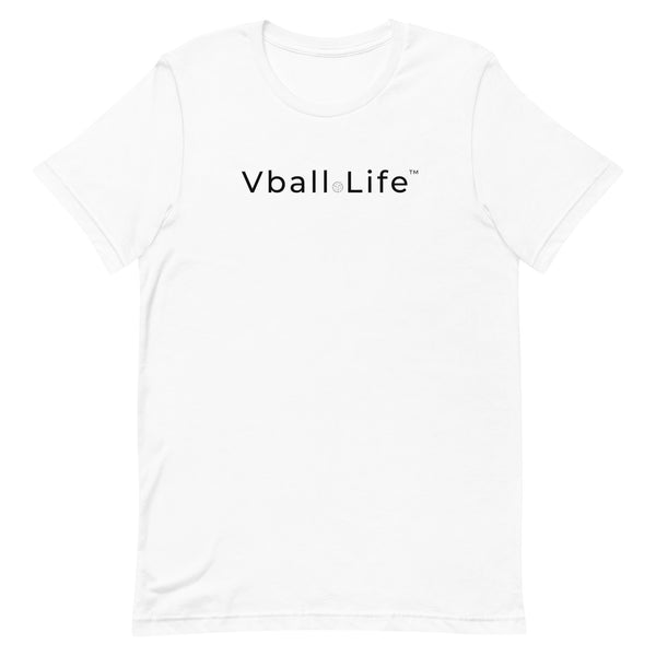 Vball.Life White Short Sleeve Shirt